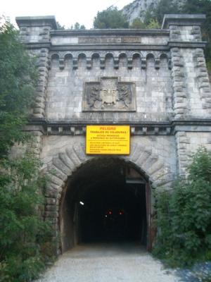 Tunel del Canfranero llegando a Canfrac