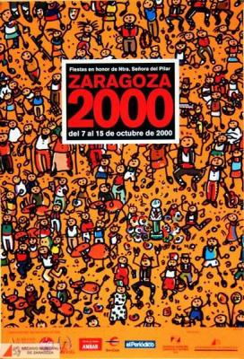 CARTEL FIESTAS DEL PILAR 2000