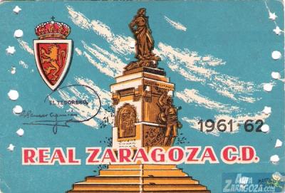 ABONO REAL ZARAGOZA 1961/62