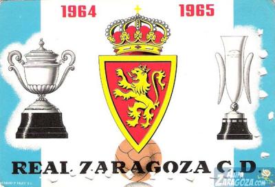 ABONO REAL ZARAGOZA 1964/65