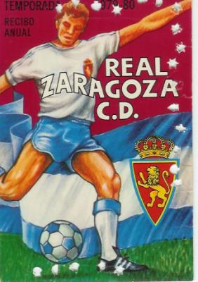 ABONO REAL ZARAGOZA 1979/80
