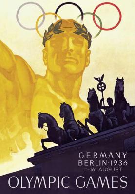 Cartel Olimpiadas Berlin 1936