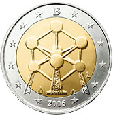 Moneda conmemorativa de 2 - 2006  Belgica