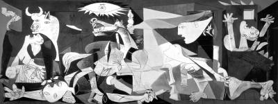 Cuadro del Guernica de Picasso