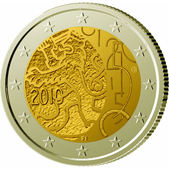 Moneda conmemorativa de 2 - 2010  Finlandia