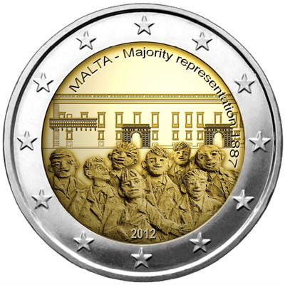 Moneda conmemorativa de 2 - 2012  Malta