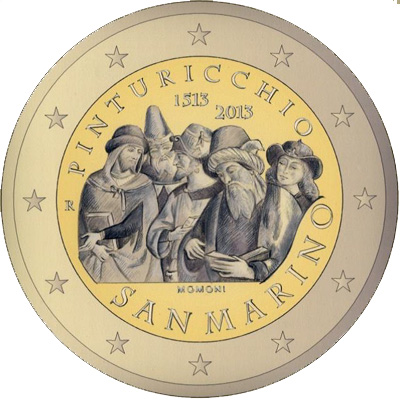 Moneda conmemorativa de 2 - 2013  San Marino
