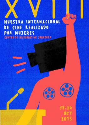 Cartel XVIII Muestra Internacional de Cine Realizado por Mujeres (Zaragoza)