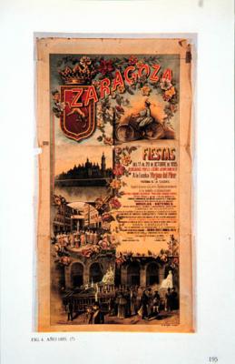 CARTEL FIESTAS DEL PILAR 1895