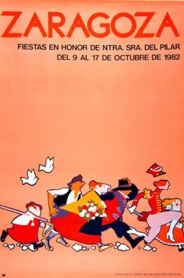 CARTEL FIESTAS DEL PILAR 1982