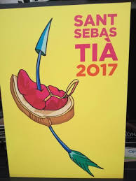 Cartel Fiestas de San Sebastian (Palma de Mallorca) 2016