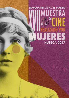Cartel XVII Muestra de Cine realizado por Mujeres en Huesca