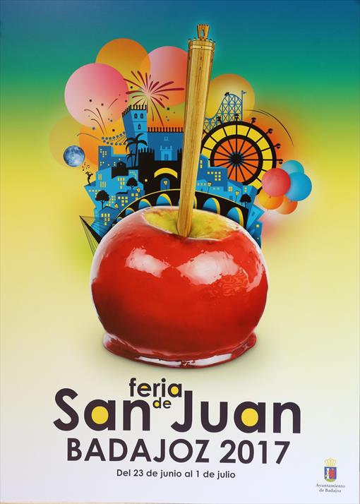 Cartel Feria San Juan Badajoz 2017