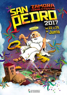 Cartel Fiestas San Pedro Zamora 2017