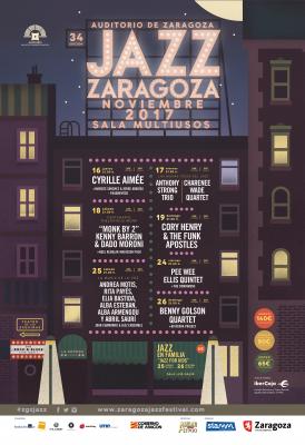 Cartel 34º Jazz Zaragoza 2017