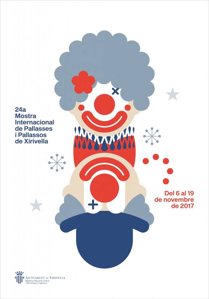Cartel 24ª Mostra de Pallassos i Pallasses Xirivella 2017