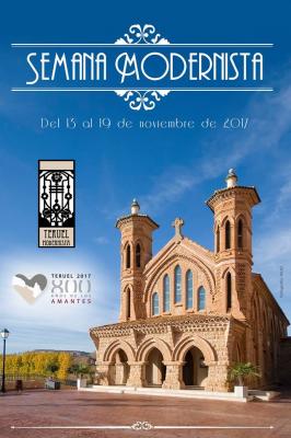 Cartel 6ª Semana Modernista 2017 Teruel
