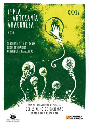 Cartel XXXIV Feria Artesanía Aragonesa 2017