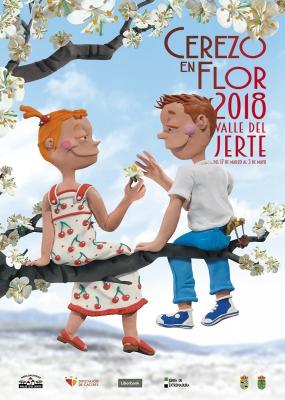 Cartel Cerezo en florJerte 2018