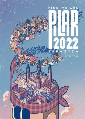Cartel Fiestas del Pilar 2022